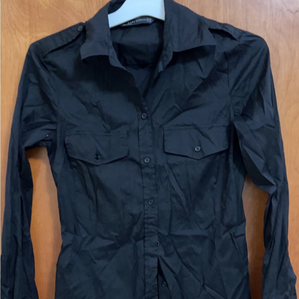 Zara Womens Button Down Shirt size XS NWOT